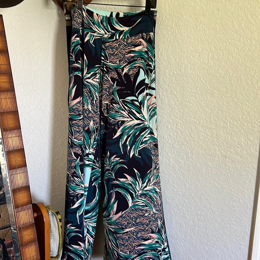 CLARA SUN WOO SET PALAZZO PANT AND COLD SLEEVE SET